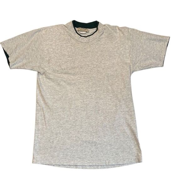 Vintage LL Bean Hunting Shooting Padded Shoulder Short Sleeve Shirt Men Medium - Picture 1 of 11